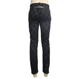 Party Wearing Court Flocking Gothic Patterned Men Trousers