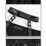 Club Punk Side High Fork Sexy Ladies Slim Fit Long Dress With Chocker