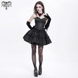Midnight Thorn Suspender Corset