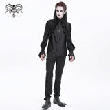 Black Lament Satin Shirt