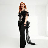 'Lovett' Floral Gothic Corset