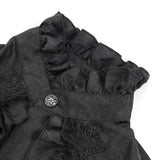 Black Lament Satin Shirt