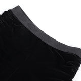 Velvet Nocturne Pleated Shorts