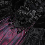 Raven Queen Jacquard Mesh Dress