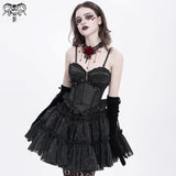 Midnight Thorn Suspender Corset