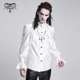 White Requiem Satin Shirt