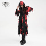 Crimson Rift Hooded Strata Coat