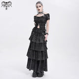 Wasted Elegy Tiered Skirt