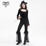 Raven‑Haute Ruffled Breeches