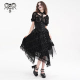 Phantom Lace Hollow Skirt