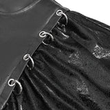 Cracked Revolver Ruffled Skirt
