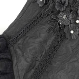 Midnight Thorn Suspender Corset