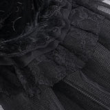 Devil Fashion Velvet & Lace Legwarmers