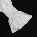 White Requiem Satin Shirt