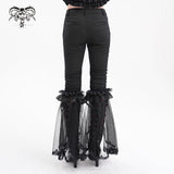 Raven‑Haute Ruffled Breeches
