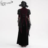 Crimson Wraith Swallowtail Coat