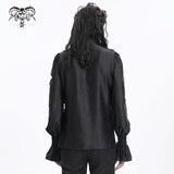 Black Lament Satin Shirt