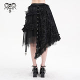 Phantom Lace Hollow Skirt