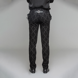 Existentialism on Prom Night Trousers -  Semi-Formal Gothic Patterned