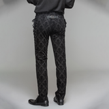 Existentialism on Prom Night Trousers -  Semi-Formal Gothic Patterned