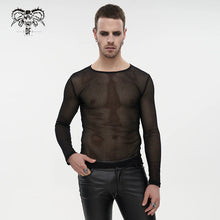 T-shirt en maille punk 'Chemical X' (drapeau noir)