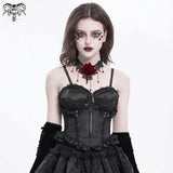 Midnight Thorn Suspender Corset