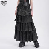 Wasted Elegy Tiered Skirt