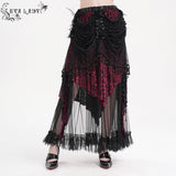Abyssal Bloom Mesh Skirt