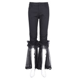 Raven‑Haute Ruffled Breeches