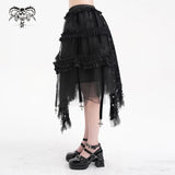 Phantom Lace Hollow Skirt