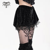 Midnight Bloom Puff Shorts