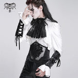 Crucifix Fury Leather Wristband