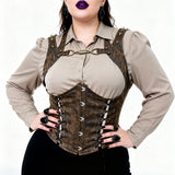 Gilet corset Steampunk « Gears and Cogs »