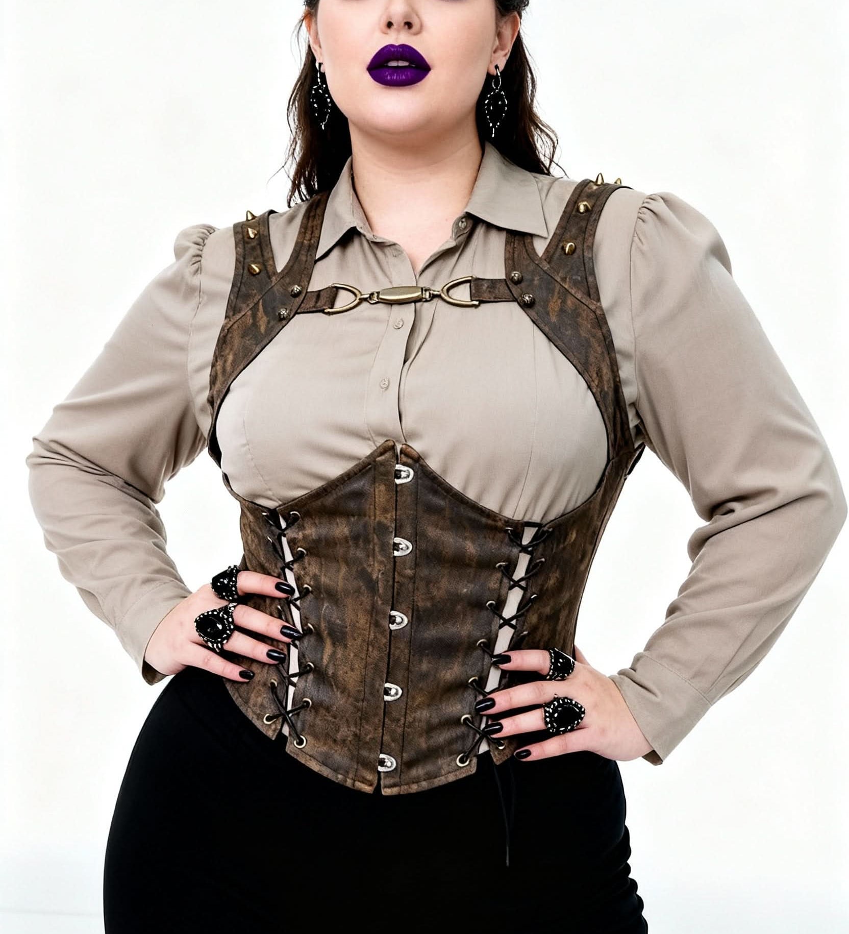 Gilet corset Steampunk « Gears and Cogs »
