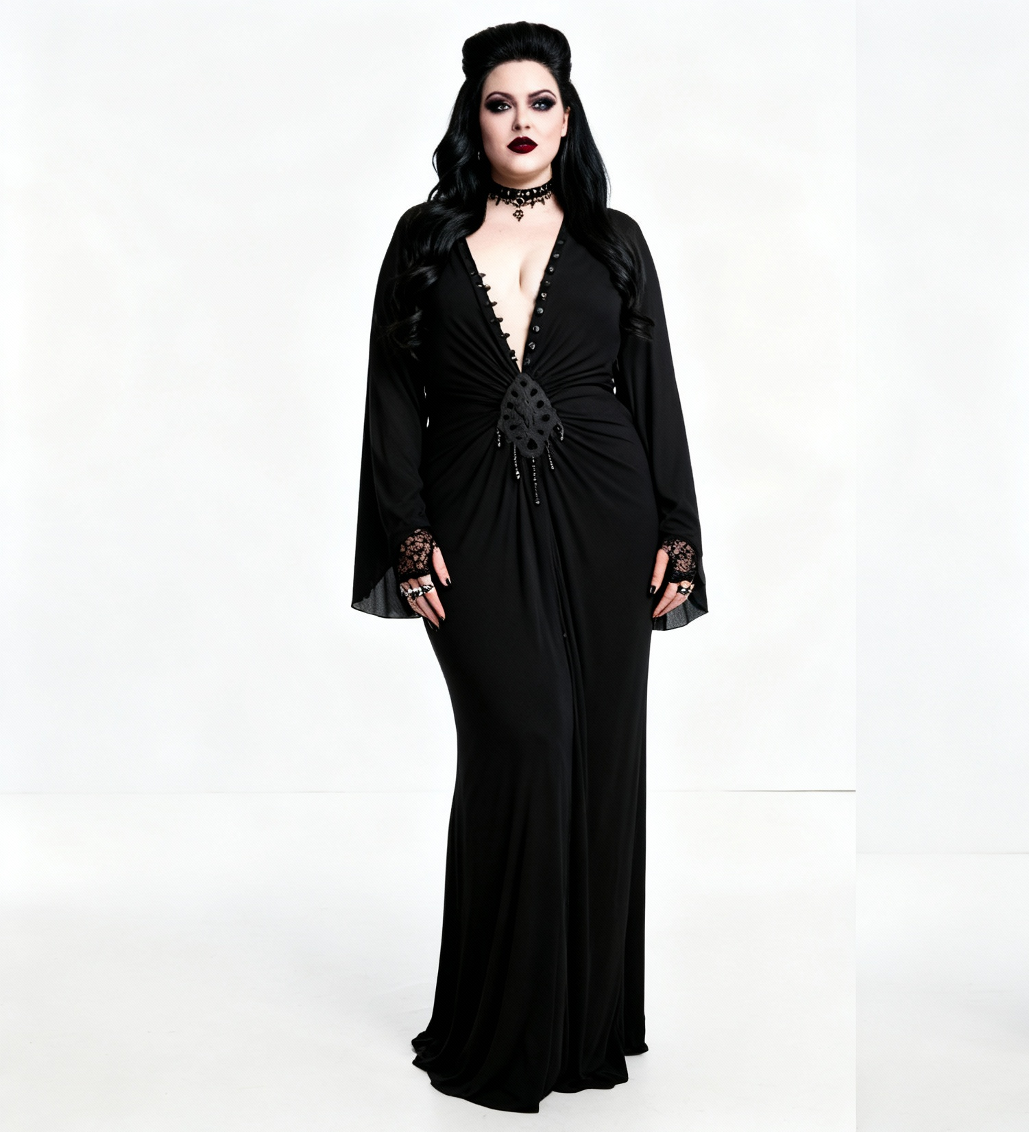 Robe de soirée gothique 'Death's Scythe'