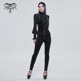 'Erosion' Gothic Pants With Mesh Panels