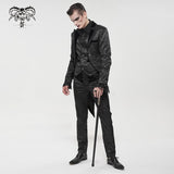 Pantalon imprimé gothique 'Ghost In The Mirror' (noir)