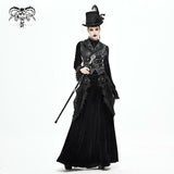 Jupe gothique en velours 'Autumn Waltz'