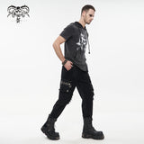 'Everything Dies'  Punk Distressed Cargo Pants