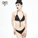 Sst006 Fine Vertical Lines And Shimmer Bikini