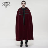 'Bloodsucking Darkness' Gothic Fur Cloak With Hood