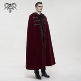 'Bloodsucking Darkness' Gothic Fur Cloak With Hood