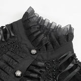 Live to Tell' Mesh Patterned Gothic Shirt