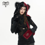 'Meowth' Cat ears Punk Hooded Scarf