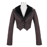 'Spelling Trouble' Gothic Jacket With Distressed Hemline