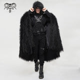 'Black Phoenix' Punk Fur Cloak