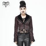 'Spelling Trouble' Gothic Jacket With Distressed Hemline