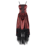 'Bloodflower' Gothic Waterfall Dress