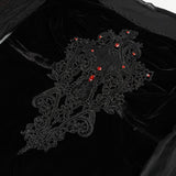 'Her Satanic Wickedness' Gothic Velvet Top