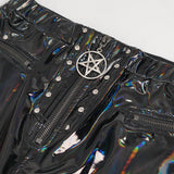 Pantalon punk irisé 'Heure du Diable'